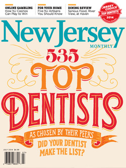 New Jersey Monthly Magazine July 2014 Top Dentists cover