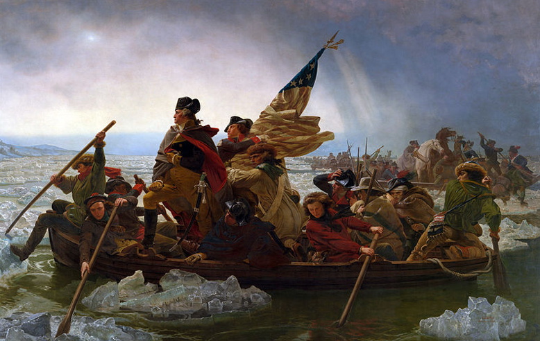"Washington Crossing the Delaware" by Emanuel Leutze.