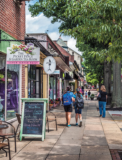 Downtown Haddonfield offers a plethora of locally-owned businesses.