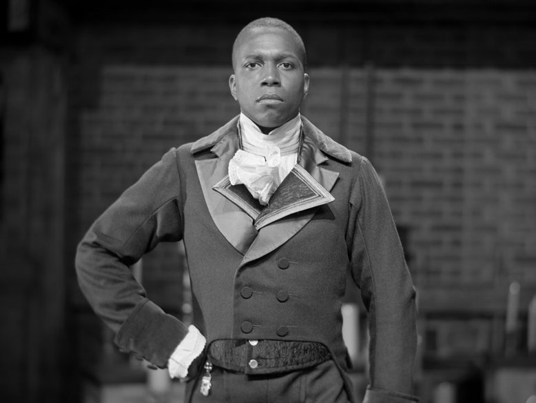 Aaron Burr as portrayed by Leslie Odom Jr. in the musical "Hamilton."