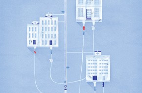 New Jersey Hospital Merger Illustration by Gracia Lam