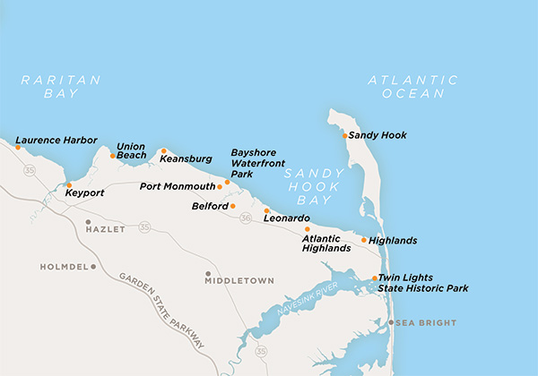 Raritan Bay Map
