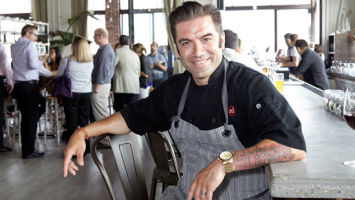 Chef Ryan DePersio at Battello in Jersey City. Photo: Laura Moss