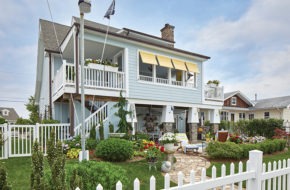 Exterior of waterfront home in Forked River