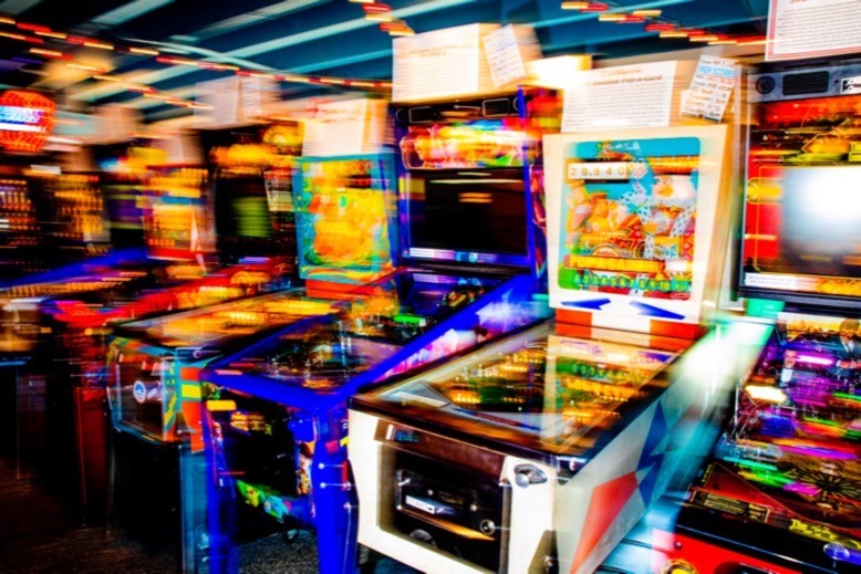 Games at Silverball Retro Arcade in Asbury Park