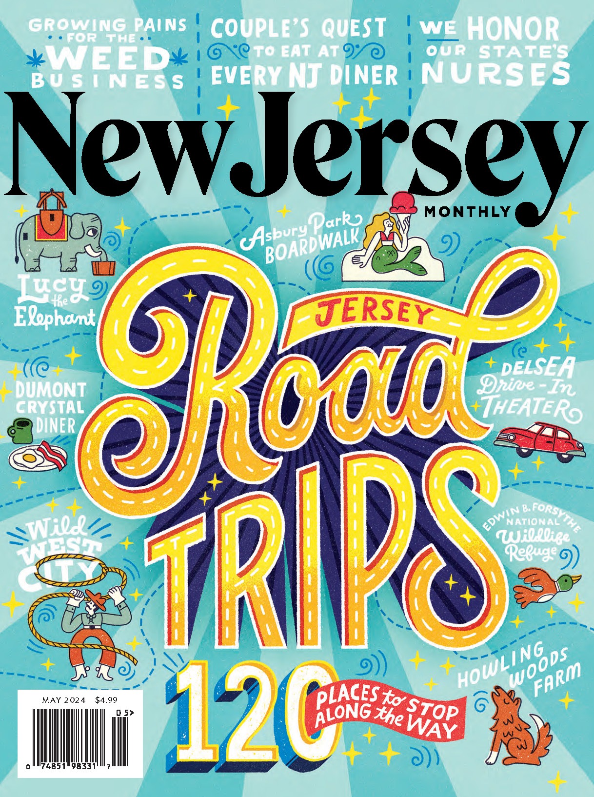May 2024 cover of New Jersey Monthly magazine