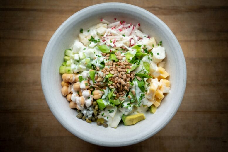 A salad at Gladstone Tavern