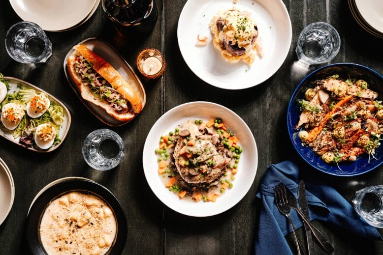 Assorted dishes from Gass & Main in Haddonfield