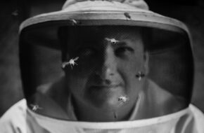 Beekeeper Frank Mortimer