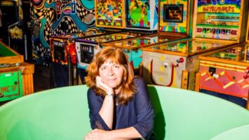 Patty Barber, manager of daily operations at Silverball Retro Arcade in Asbury Park