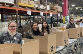 Volunteers at the Community FoodBank of New Jersey