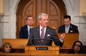 Governor Murphy delivers the 2023 State of the State Address in Trenton in January