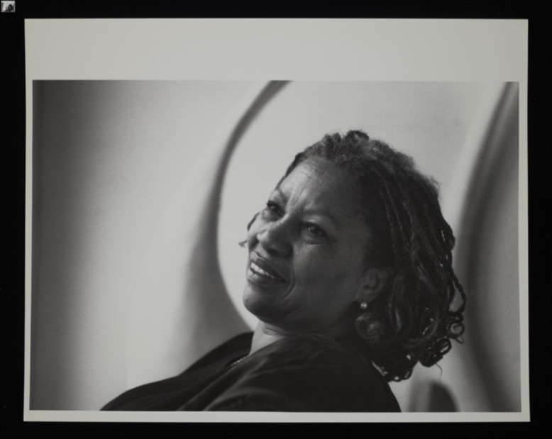 Toni Morrison poses for a publicity photo for her novel "Jazz"