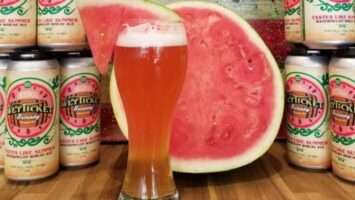 Watermelon beer from Wet Ticket Brewing in Rahway