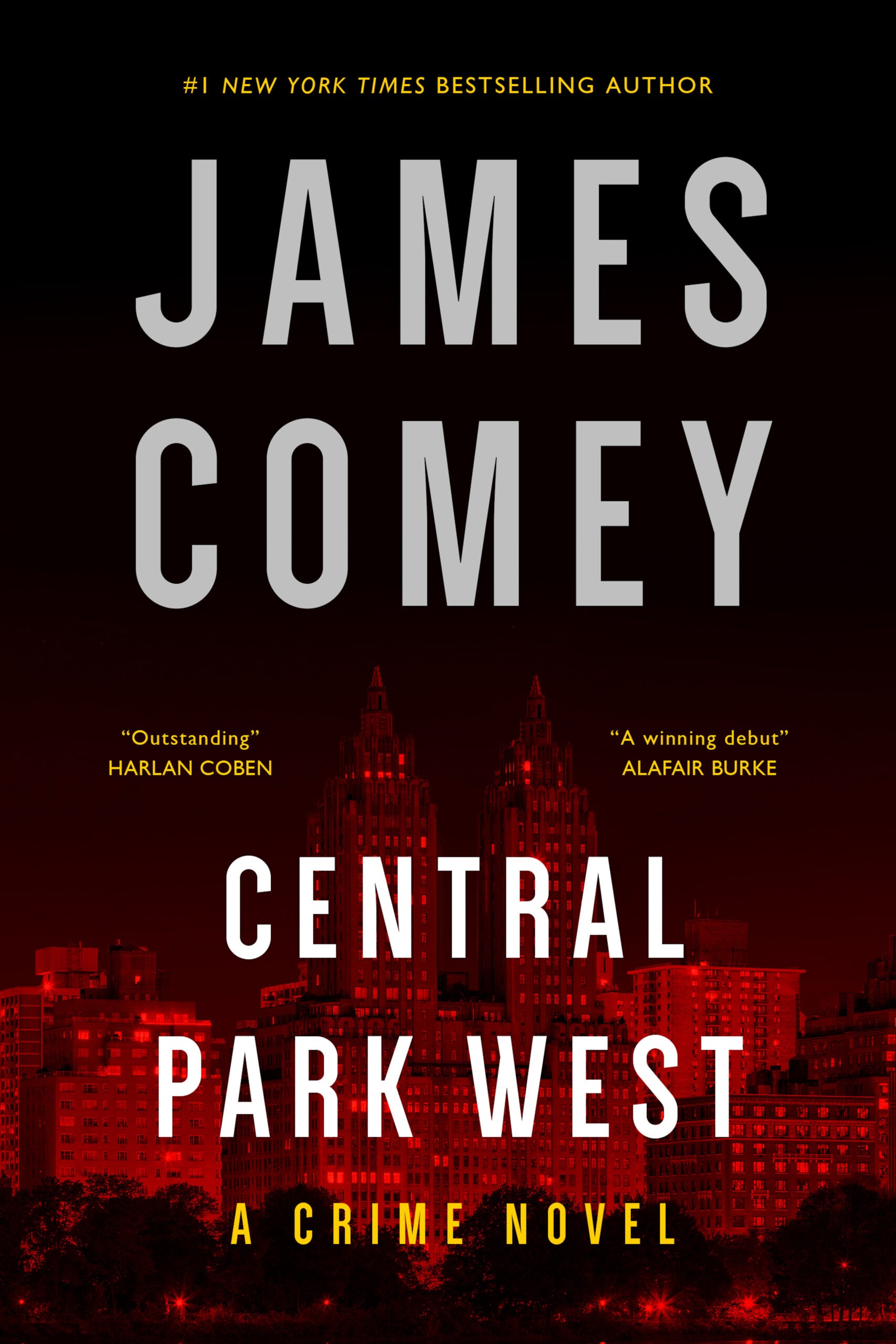 The cover of James Comey's "Central Park West"