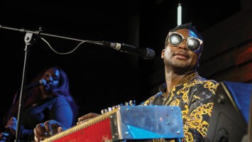 Robert Randolph performs onstage.