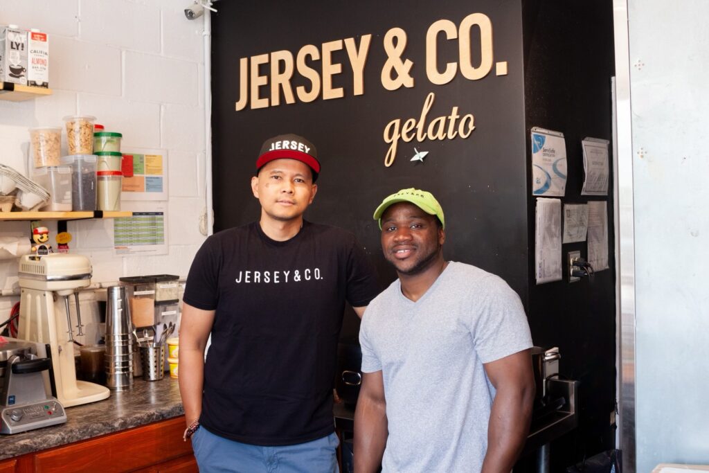 Co-owners of Jersey & Co. Gelato in Jersey City