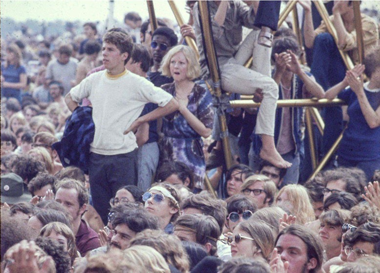 Guests at the Atlantic City Pop Festival in 1969