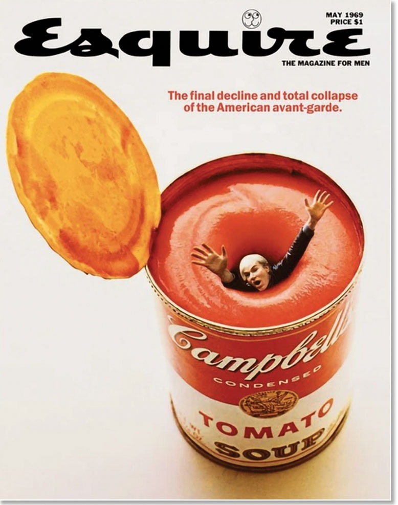 May 1969 Andy Warhol cover of Esquire magazine