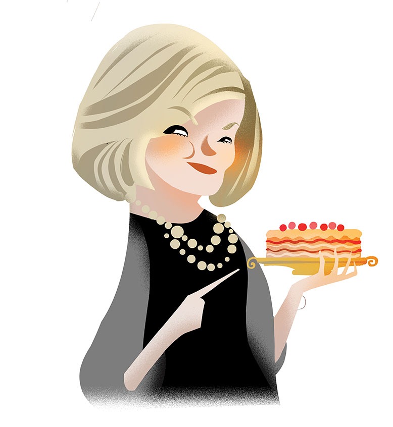 Illustration of Martha Stewart