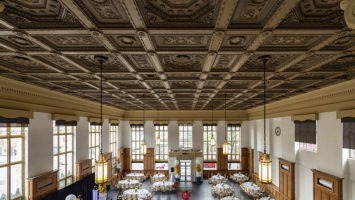 The interior of Banq on Parq, an 8,000-square-foot event space, formerly the Plainfield Trust Company