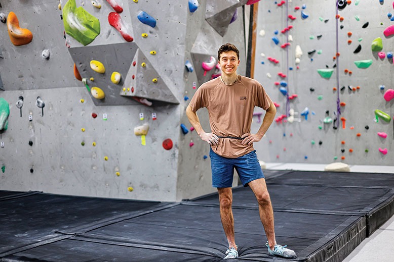 Jesse Grupper at New Jersey Rock Gym in Fairfield