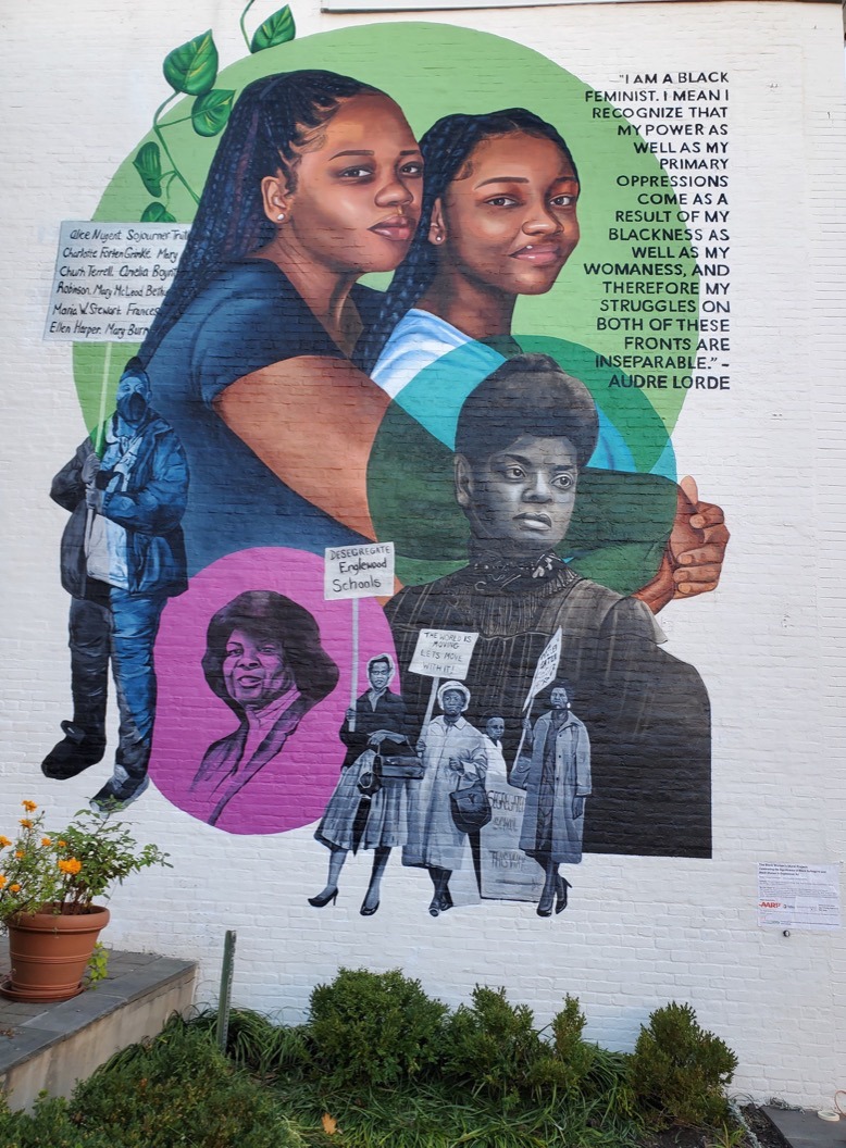 Mural in Englewood spotlighting Black women's voices