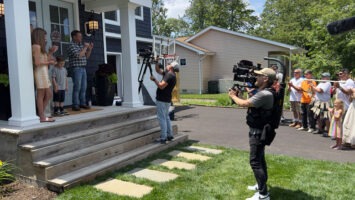 A home-renovation reveal in Point Pleasant, which will air on "George to the Rescue" this fall