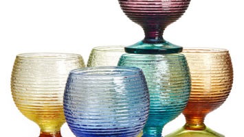 MoMA multi-color goblets