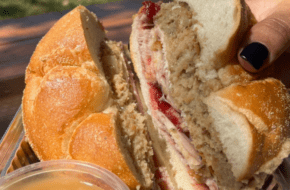 The Thanksgiving Day Sandwich at Hinck’s Turkey Farm in Manasquan
