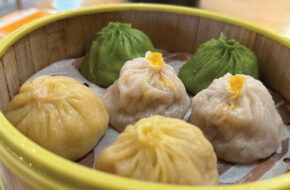 Soup dumplings from Dim Sum House in Cherry Hill