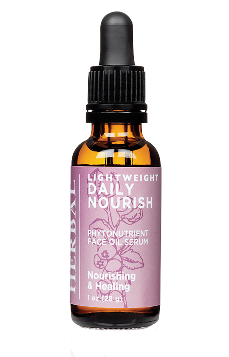 Lightweight Daily Nourish vegan face oil serum