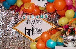 Kevin Kelly Salon Runway welcome sign