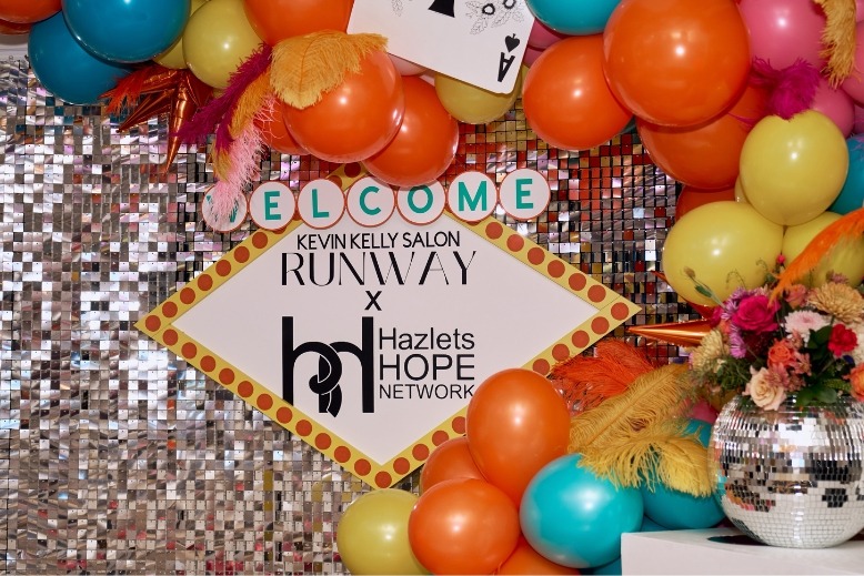 Kevin Kelly Salon Runway welcome sign