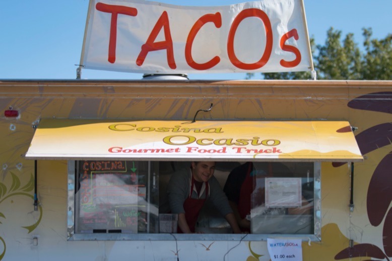 Taco stand at the NJ Taco Festival in Augusta