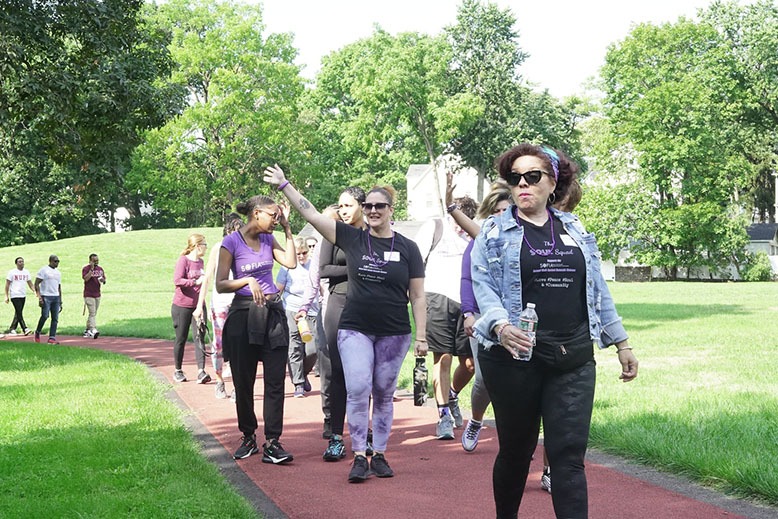 Participants in S.O.F.I.A.'s annual Walk Against Domestic Violence