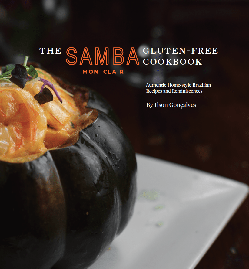 Cover of Ilson Gonçalves's cookbook, "The Samba Montclair Gluten-Free Cookbook"