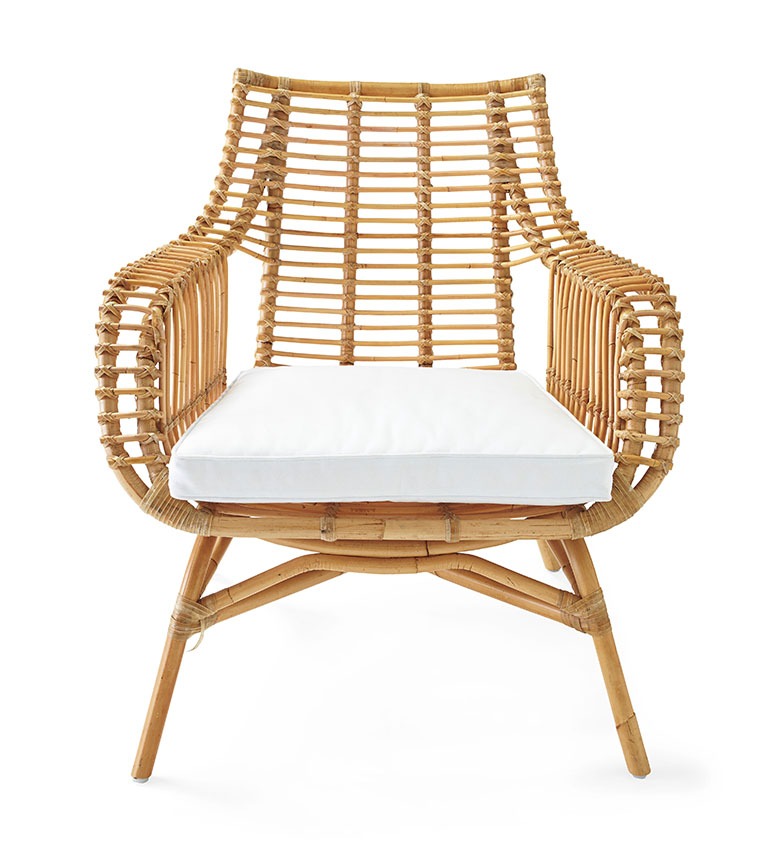 Serena & Lily rattan chair
