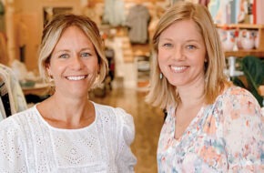 Abbey Holloway and Catherine Spinosa inside Waterlily, their Jersey Shore boutique