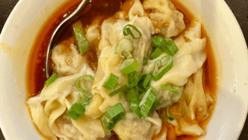 Sichuan wontons at A & J Bistro in East Hanover