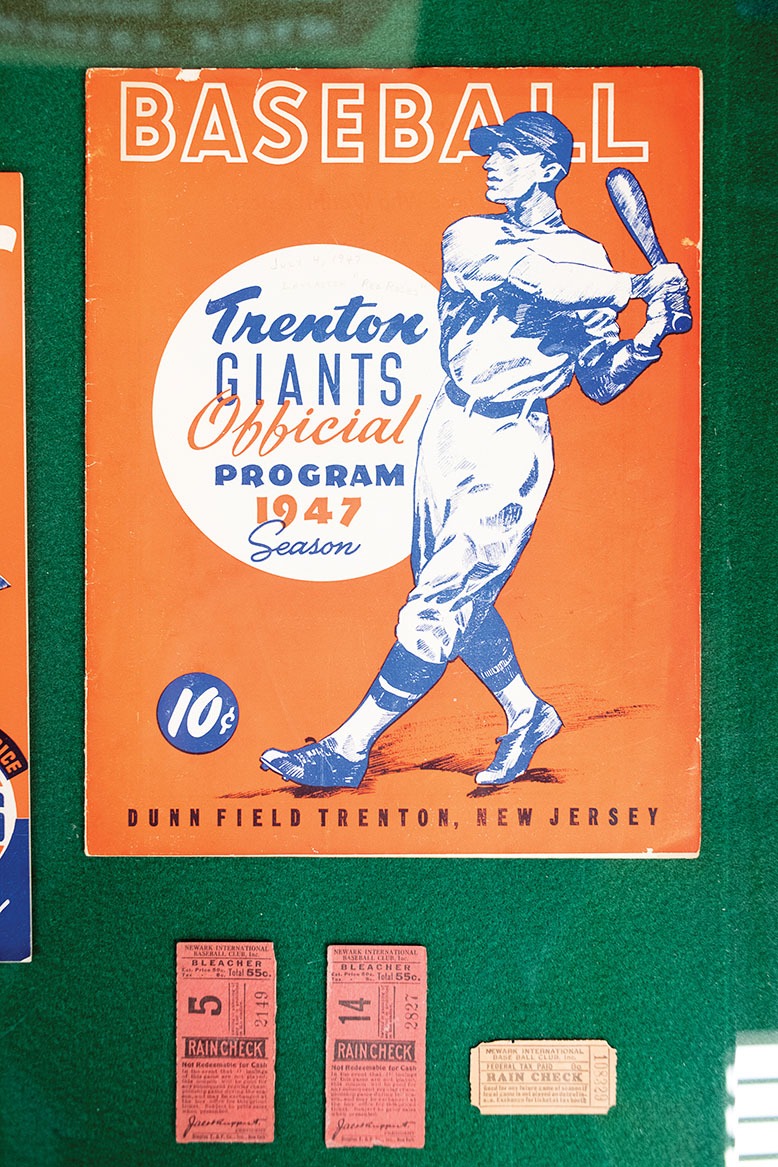 A 1947 program from the Trenton Giants