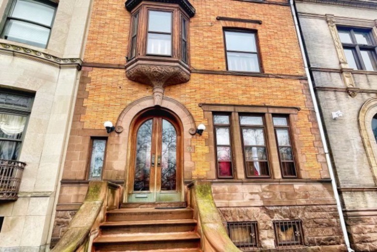 The brownstone at 55 Lincoln Park in Newark, formerly owned by Newark historian Clement A. Price
