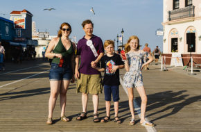 Contestants at the Ocean City Freckle Contest