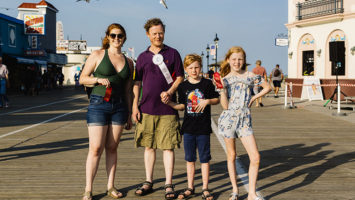 Contestants at the Ocean City Freckle Contest