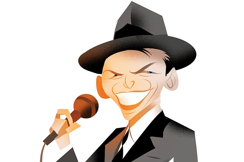 Illustration of Frank Sinatra