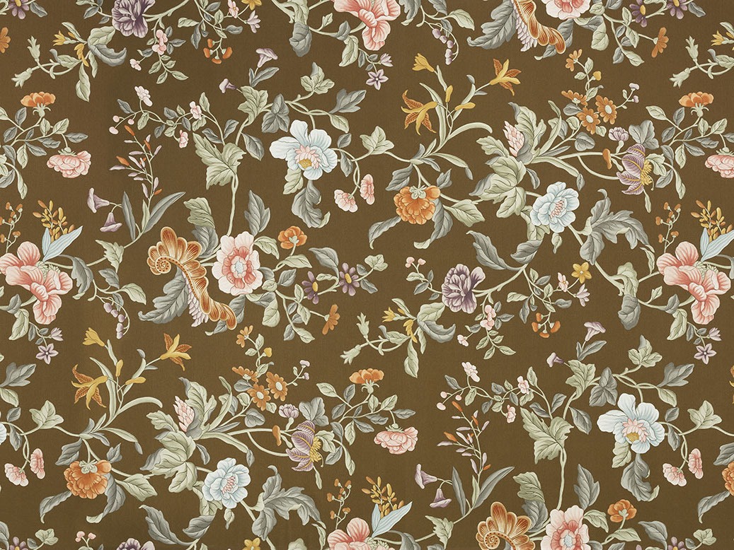 Clarence House's Marguerite pattern for fabric and wallpaper