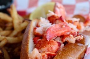 Lobster roll at the Atlantic in Point Pleasant
