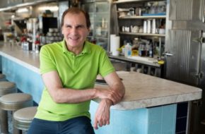John Diakakis, the blind waiter and manager behind the Bendix Diner in Hasbrouck Heights