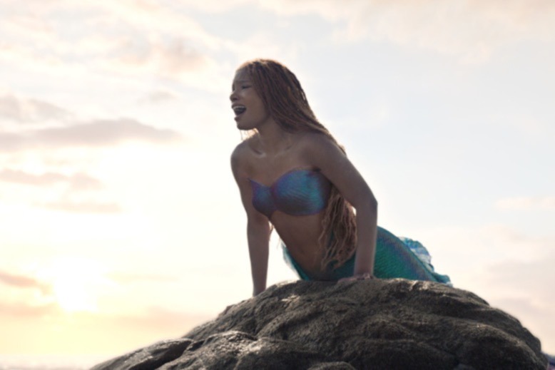 Halle Bailey as Ariel in the 2023 remake of "The Little Mermaid"