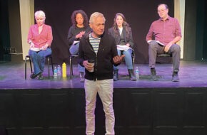 Playwright John Patrick Shanley at last year's National Playwrights Symposium in Cape May